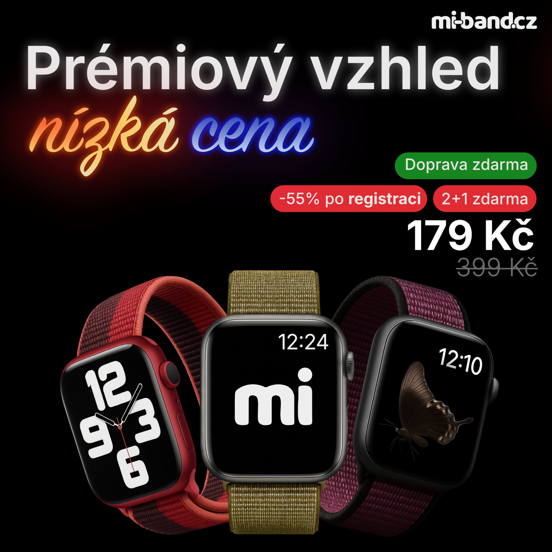 Mi-band – prémiový vzhled
