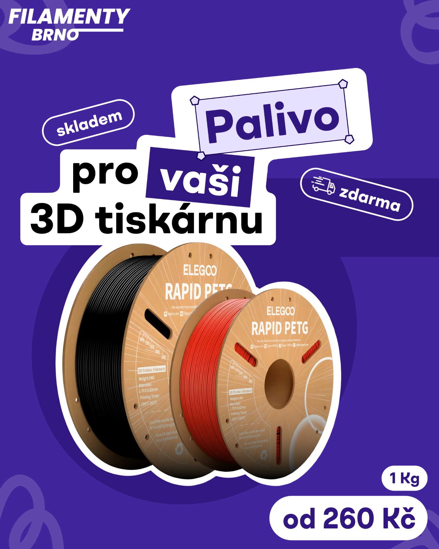 Filamenty Brno – produktový post
