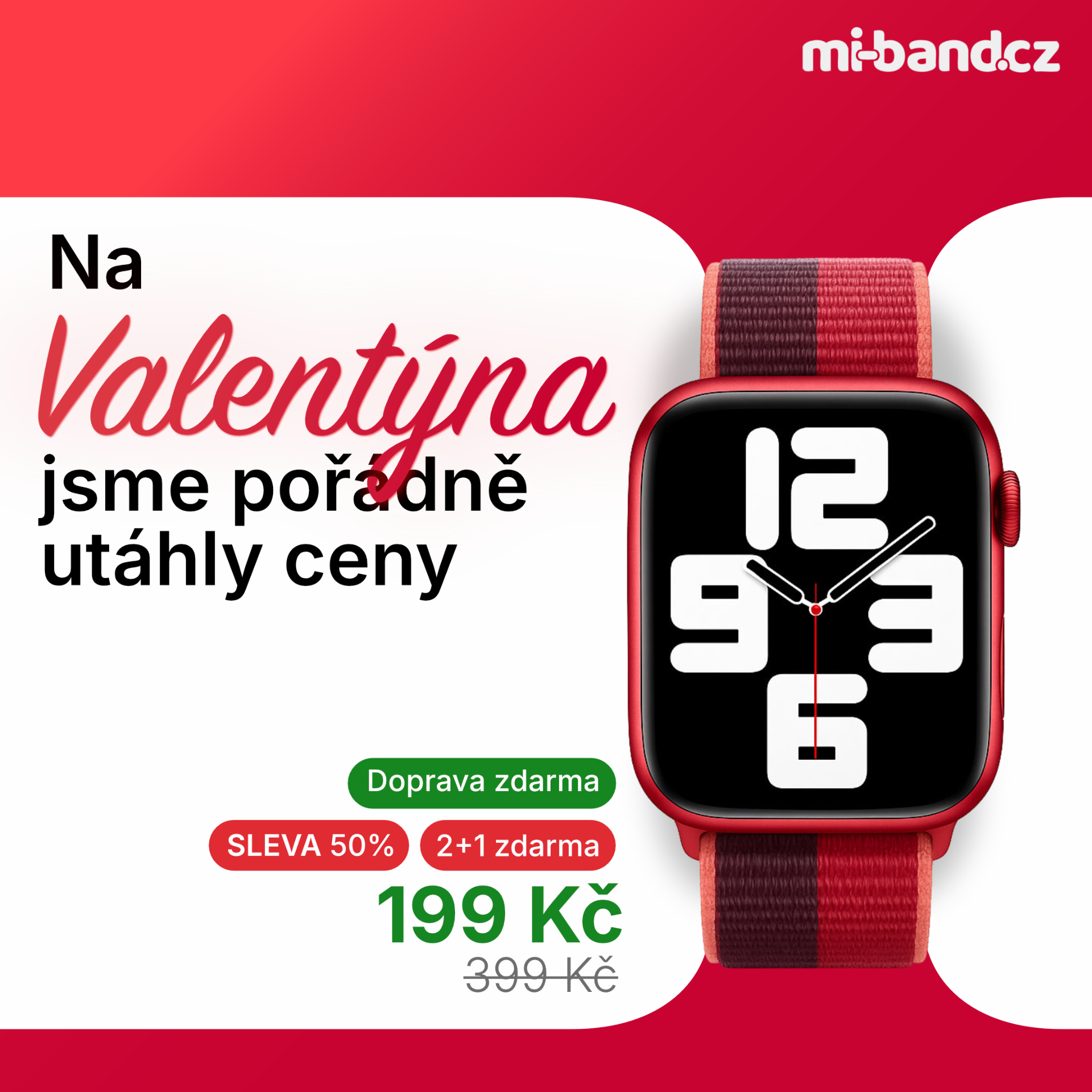 Mi-band – valentýn promo